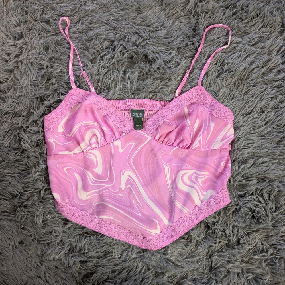 Pink Swirl Camisole Top